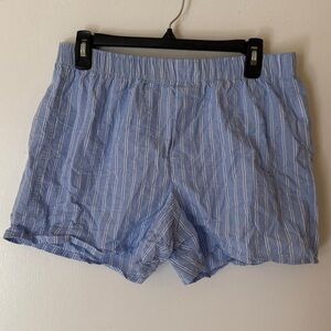 Gap Blue Striped Cotton Boxer Shorts